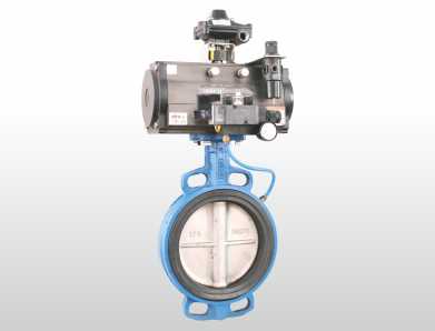 Pneumatic Butterfly Valve for Liquid Slurry & Powder Media